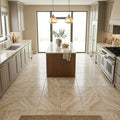 Philadelphia Travertine Tile 12x12 Filled, Honed — Kitchen floor