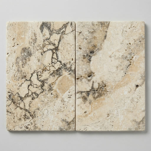 Philadelphia Travertine Tile 16x24 Tumbled close-up
