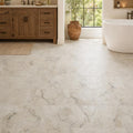Philadelphia Travertine Tile 16x24 Tumbled — Primary Bath floor