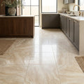 Philadelphia Travertine Tile 18x18 Filled, Honed — Kitchen floor