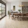 Philadelphia Travertine Tile 18x18 Filled, Honed — Living Room floor
