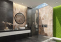 Philadelphia Versailles Pattern Honed-Unfilled-Chipped-Brushed Travertine Tile