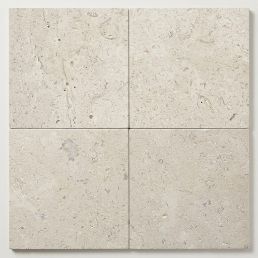 Piedra Caliza Limestone Tile 18x18 Leathered close-up