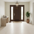 Piedra Caliza Limestone Tile 18x18 Leathered — Foyer floor