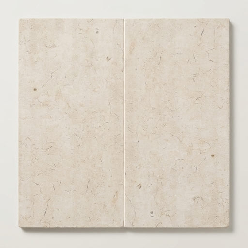 Piedra Crema Limestone Tile 12x24 Leathered close-up