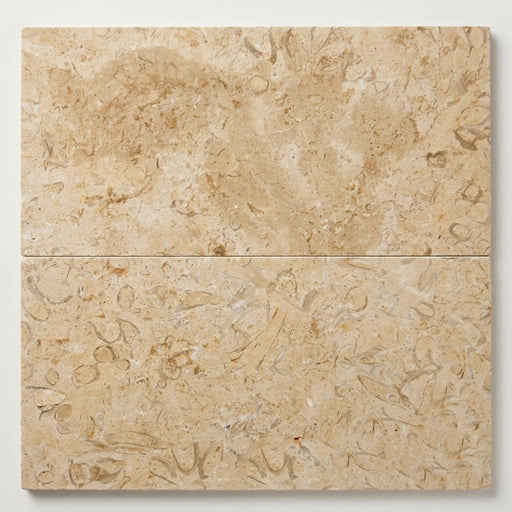 Piedra Sole Limestone Tile 12x24 Leathered close-up