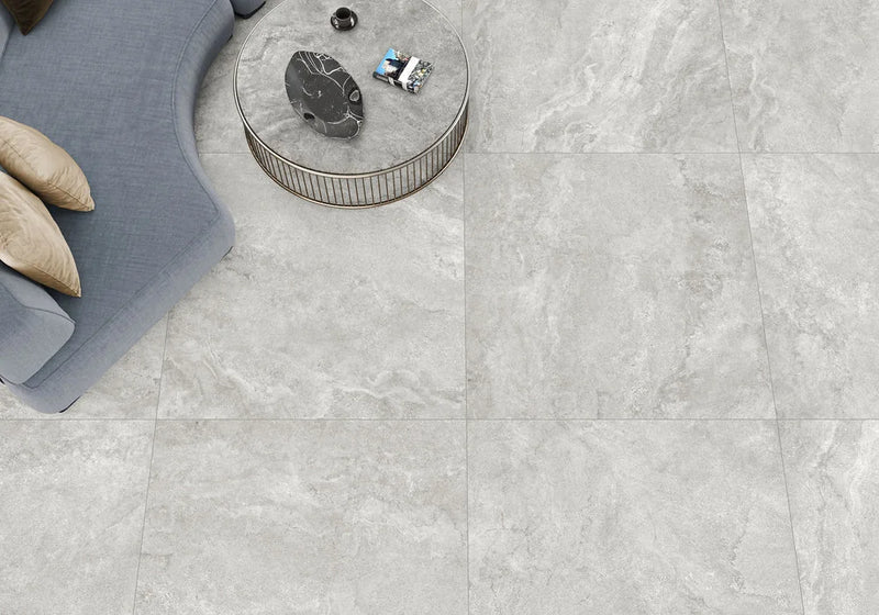 Pietra Blend Silver 36x36 Matte Porcelain Tile