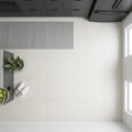 Pietra Italia White Matte 24x24 Porcelain Tile — Kitchen floor