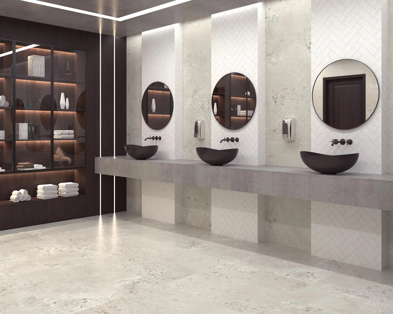 Iceberg White 2.5x8.8 Porcelain Tile