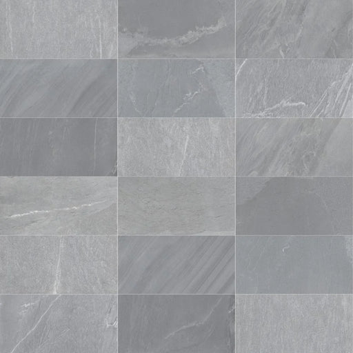 Pietrasanta Dark Grey 17.7x35.4 Matt Polished Porcelain Tile