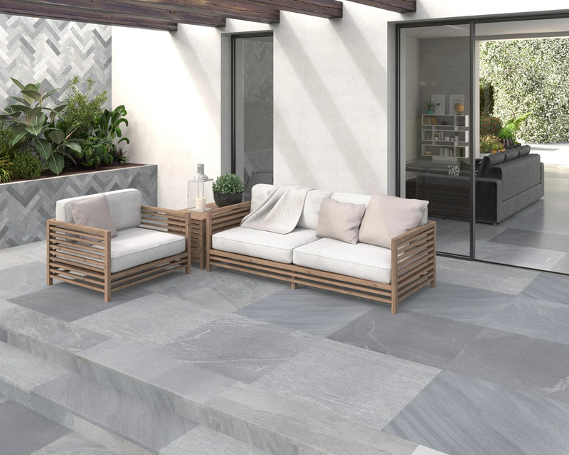 Pietrasanta Dark Grey 35.4x35.4 Matt Polished Porcelain Tile
