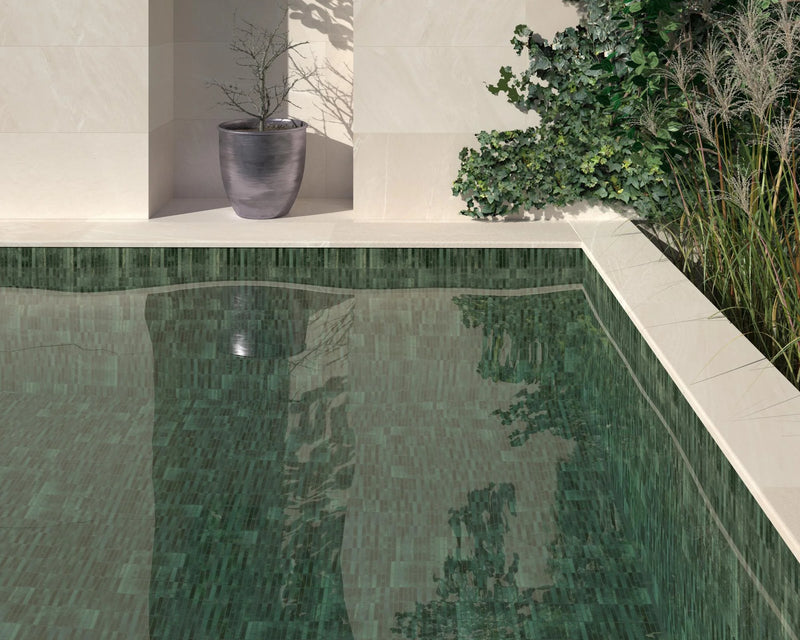 Pietrasanta Ivory 17.7x35.4 Matt Polished Porcelain Tile