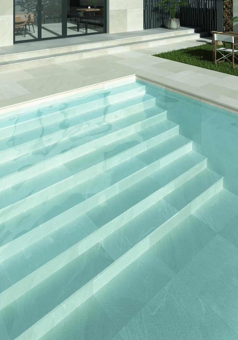 Pietrasanta Ivory 35.4x35.4 Matt Polished Porcelain Tile