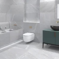 Pietrasanta Light Grey Matt Polished 17.7x35.4 Porcelain Tile