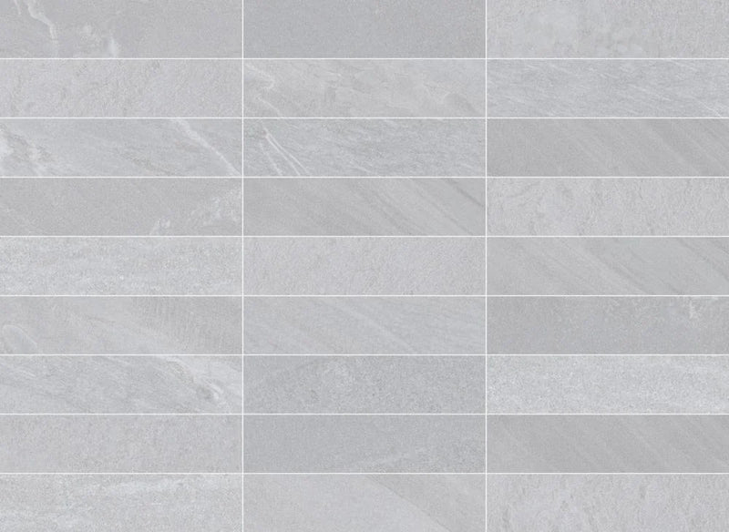 Pietrasanta Light Grey 2.7x11 Porcelain Tile