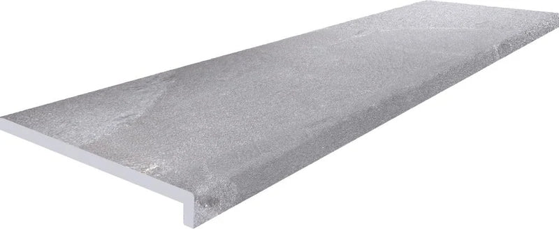 Pietrasanta Light Grey 13x47.2x1.1 Porcelain Stair Tread Trim