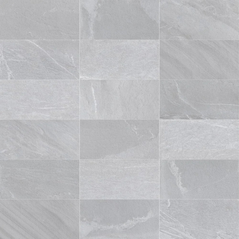 Pietrasanta Light Grey Anti-Slip 17.7x35.4 Porcelain Tile