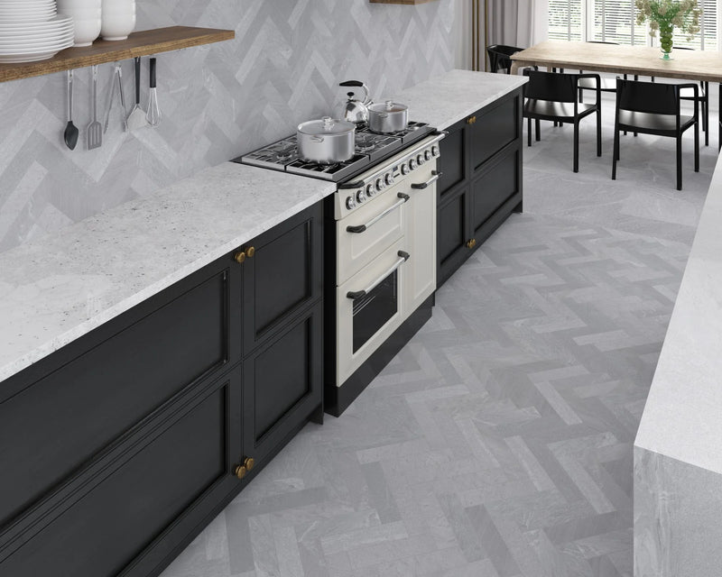 Pietrasanta Light Grey 2.7x11 Porcelain Tile