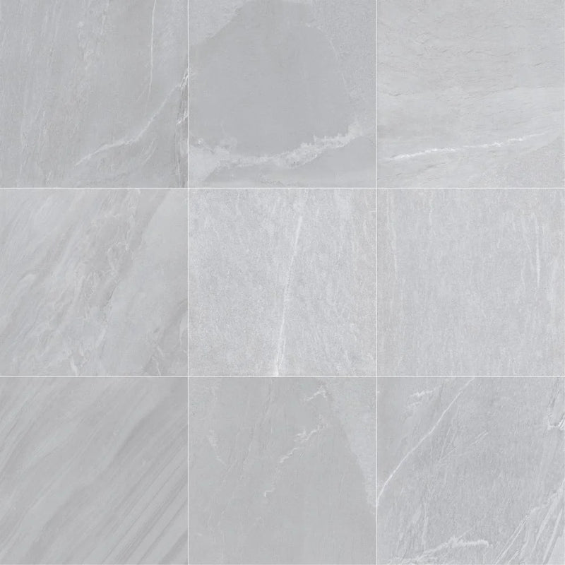 Pietrasanta Light Grey Matt Polished 35.4x35.4 Porcelain Tile