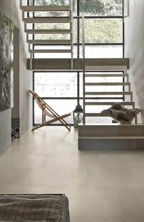 Pietre 3 Pearl 24x48 Matte Limestone Look Porcelain Tile