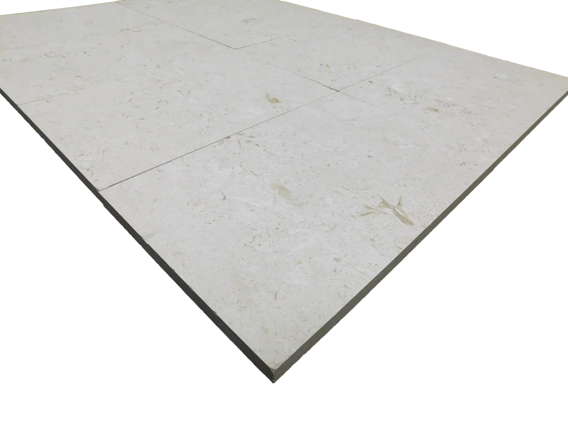 Platinum Ice 16x24 Brushed Limestone Paver