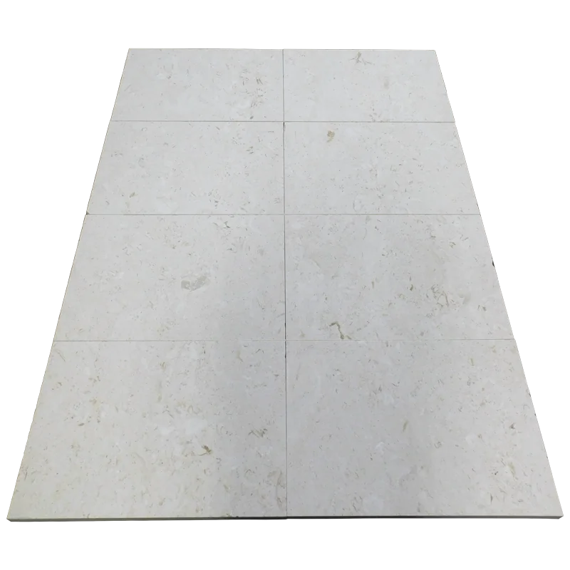 Platinum Ice 16x24 Brushed Limestone Paver