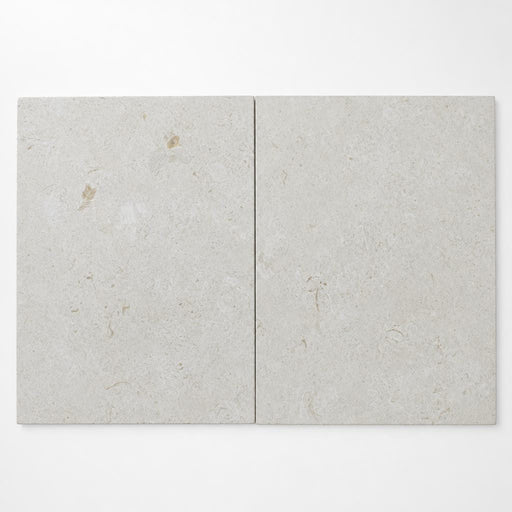 Platinum Ice 16x24 Brushed Limestone Paver close-up