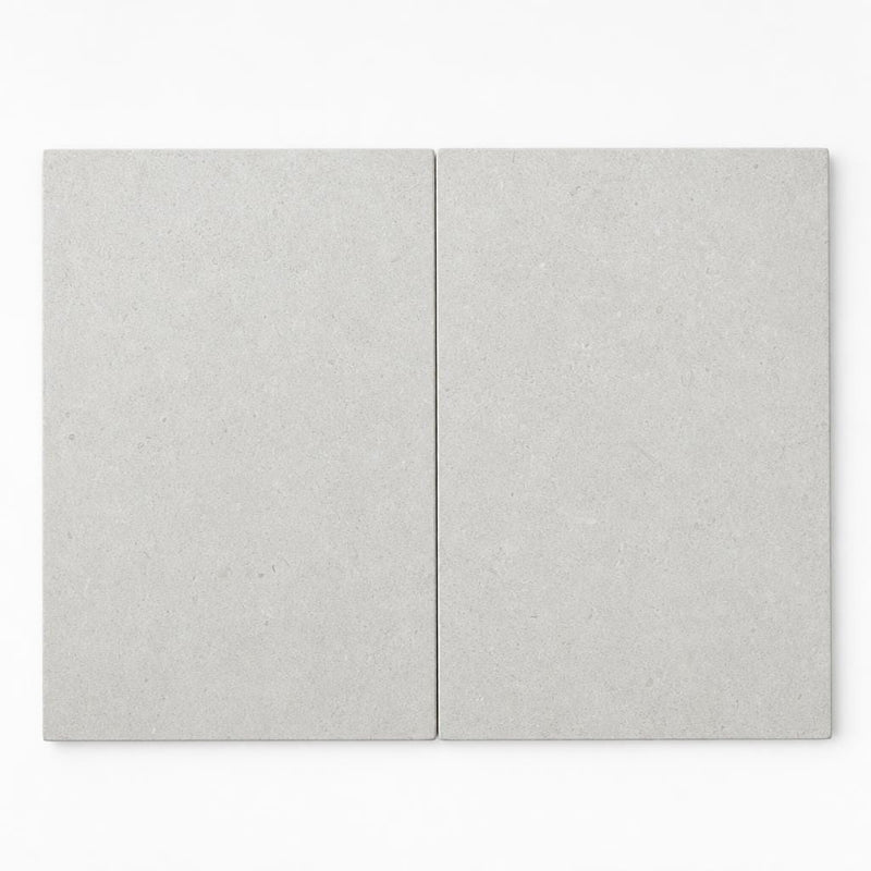 Platinum Ice 16x24x2 Brushed Limestone Paver close-up