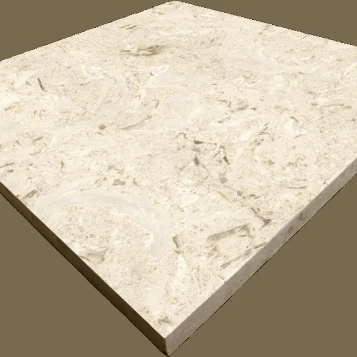 Platinum Ice 24x24 Tumbled Limestone Paver