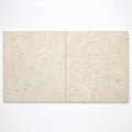 Platinum Ice 24x24 Tumbled Limestone Paver close-up