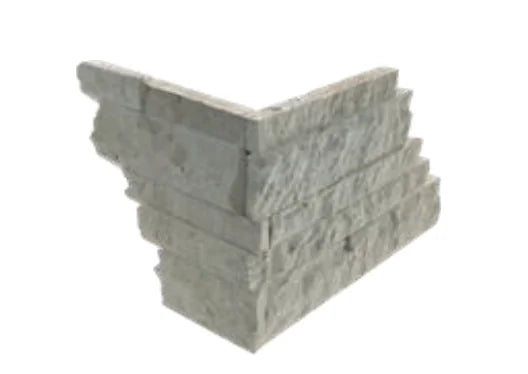 Platinum Ice 7x19.75 Split-Face Limestone Ledger Stone