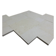 Platinum Ice Versailles Pattern Brushed Limestone Paver