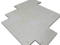 Platinum Ice Versailles Pattern Brushed Limestone Paver