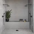 Poetry Stone Grey 48x24 Deco Satin Ceramic Tile