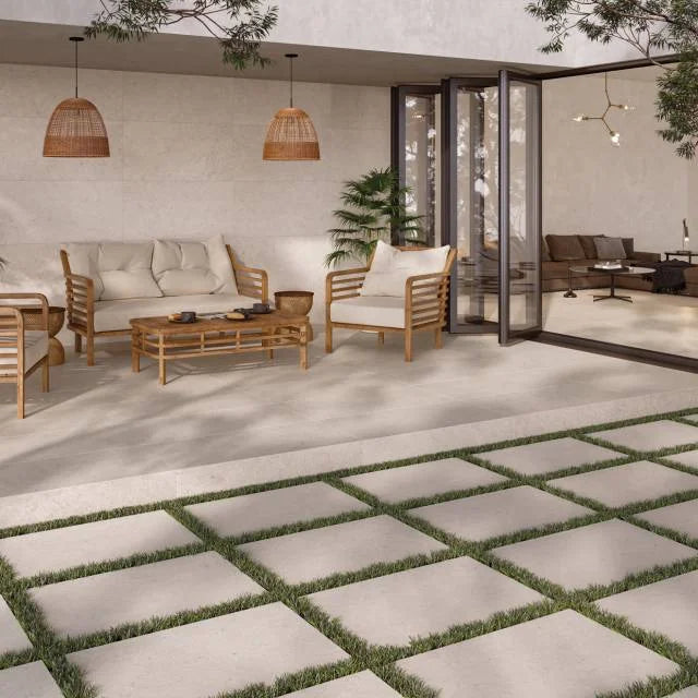 Poetry Stone Ivory 36x24 Matte Ceramic Paver