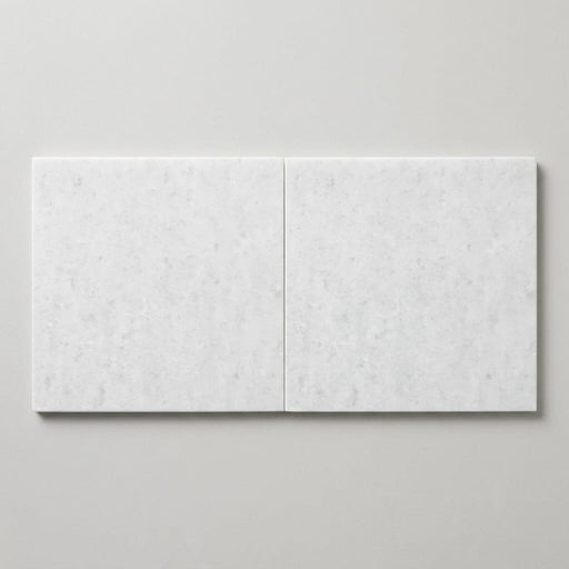 Polar White Marble Tile 24x24 Honed close-up