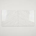 Polar White Marble Tile 24x24 Polished close-up