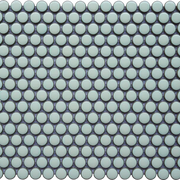 Porcelain Mosaics Antique White 11.45x12.40 Pennyround Porcelain Mosaic Tile