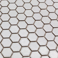 Square White 1x1 Matte Porcelain Mosaic