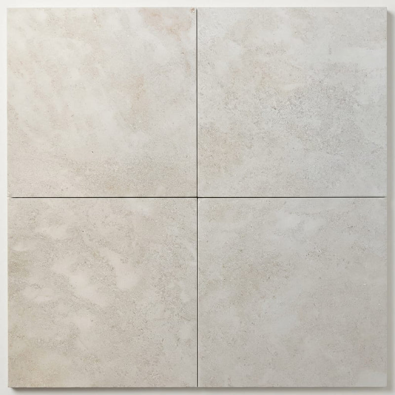 Porto Beige Limestone Tile 18x18 Honed close-up