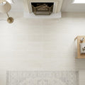 Porto Rosal Limestone Tile 16x24 Honed — Living Room floor