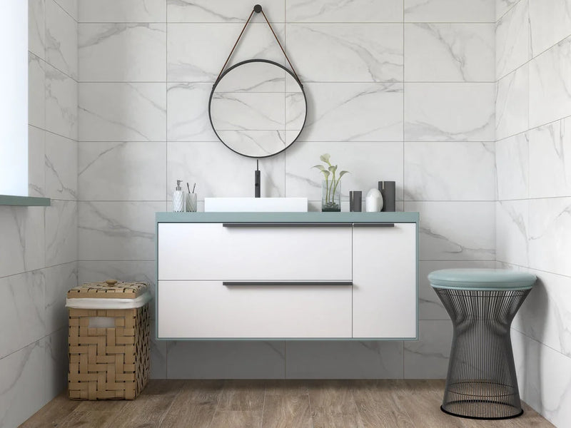 Portofino Calacatta 24x48 Matte Porcelain Tile