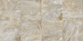 Close-up of Natural Quartzite Multicolor Porcelain Rough & Straight Edge 24 x 24 x 3/4 Paver, in Natural tones.
