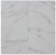 Close-up of Calcatta Gold Porcelain Rough & Straight Edge 24 x 24 x 3/4 Paver, in Gold tones.