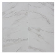 Close-up of Calcatta Gold Porcelain Rough & Straight Edge 24 x 24 x 3/4 Paver, in Gold tones.