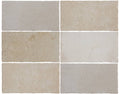 Close-up of Natural Borgogna Porcelain ROUGH/CHISELED Edge 16 x 32 x 3/4 Paver, in Natural tones.