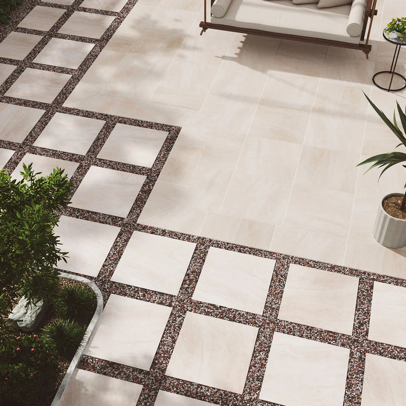 Praia Crema 24x24 Matte Porcelain Paver