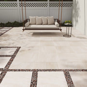 Praia Crema 24x24 Matte Porcelain Paver