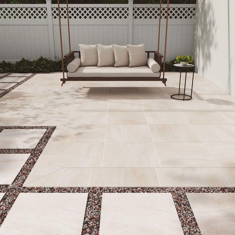 Praia Crema 24x24 Matte Porcelain Paver