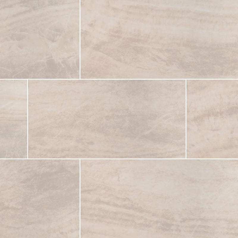 Praia Crema 12x24 Matte Porcelain Tile